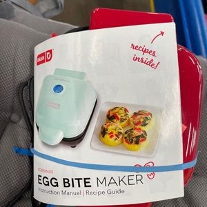 Egg Bite Maker (Red) New